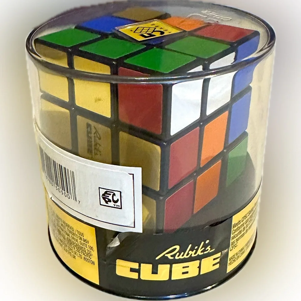 50TH ANNIVERSARY RUBIK’S CUBE RETRO PUZZLE GAME MIND TWISTER PROBLEM SOLVER MATH